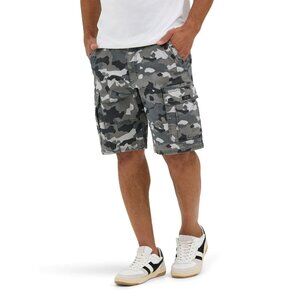 Wrangler Men's and Big Men's Stretch Cargo Shorts, Size 48, 10” inseam, Relaxed